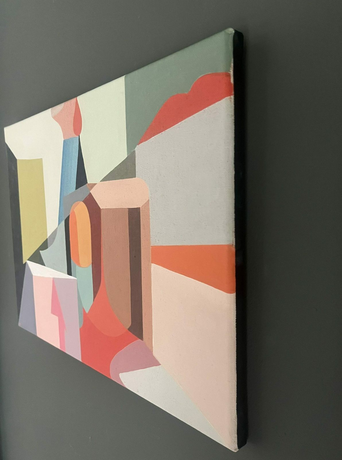 Goes Up, Comes Down Oil Painting photo for sale