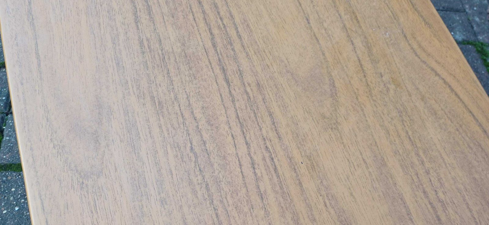 Classic Large Wood Effect Melamine Mid Century Retro Vintage Coffee Table Sleek And Funky! photo 145.0