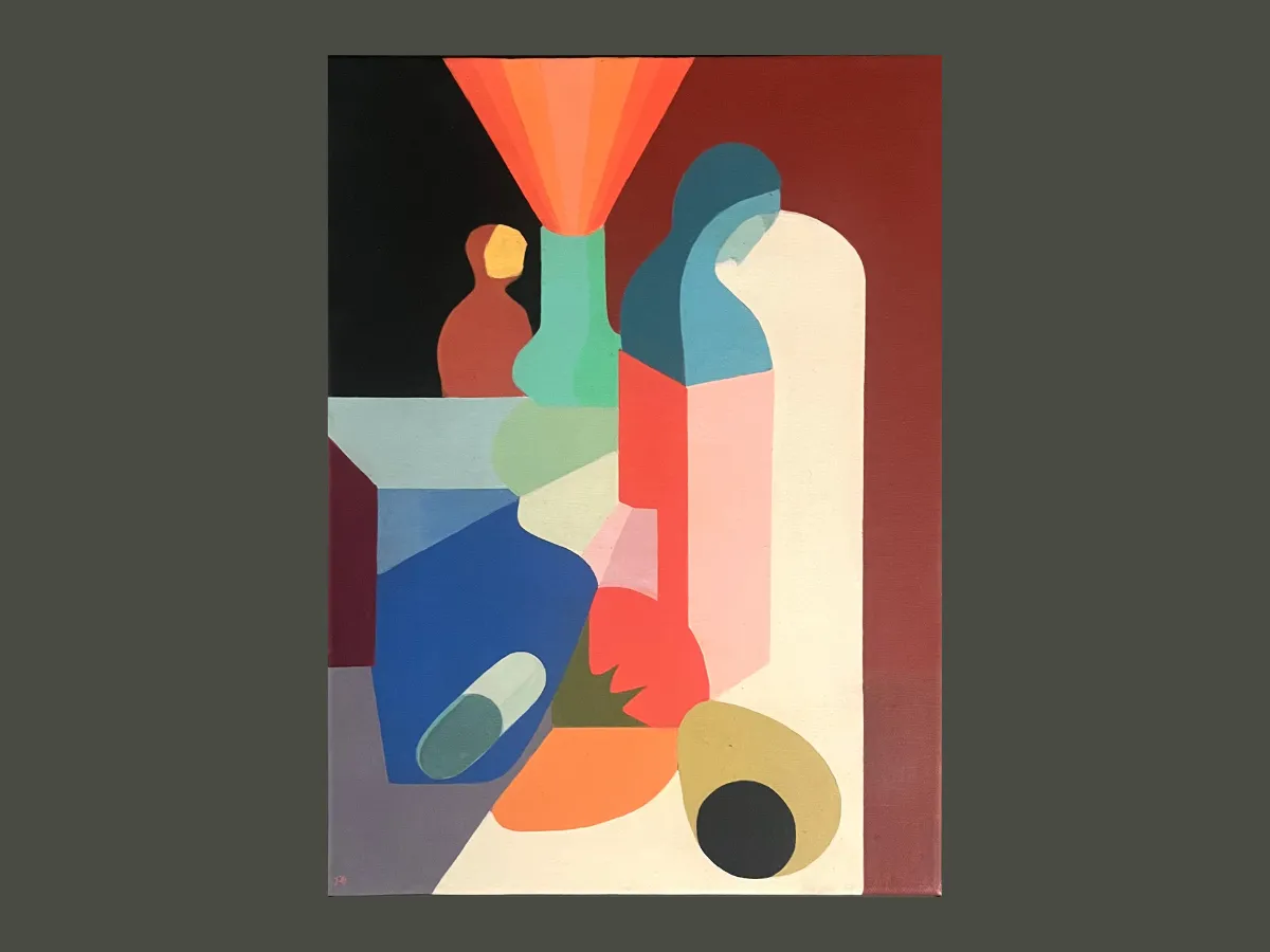 Dual  Oil Painting, 2010s, Contemporary
