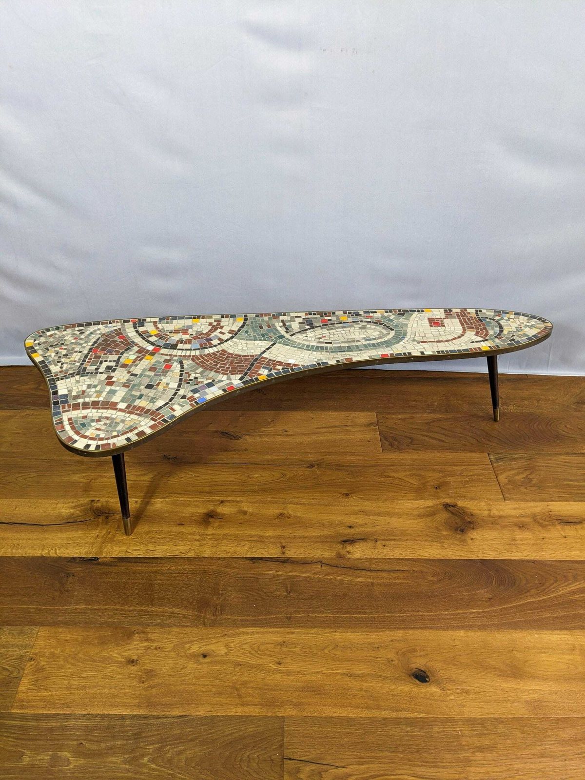 Midcentury Modern Mosaic Coffee Table, In The Style Of Berthold Müller photo furniture