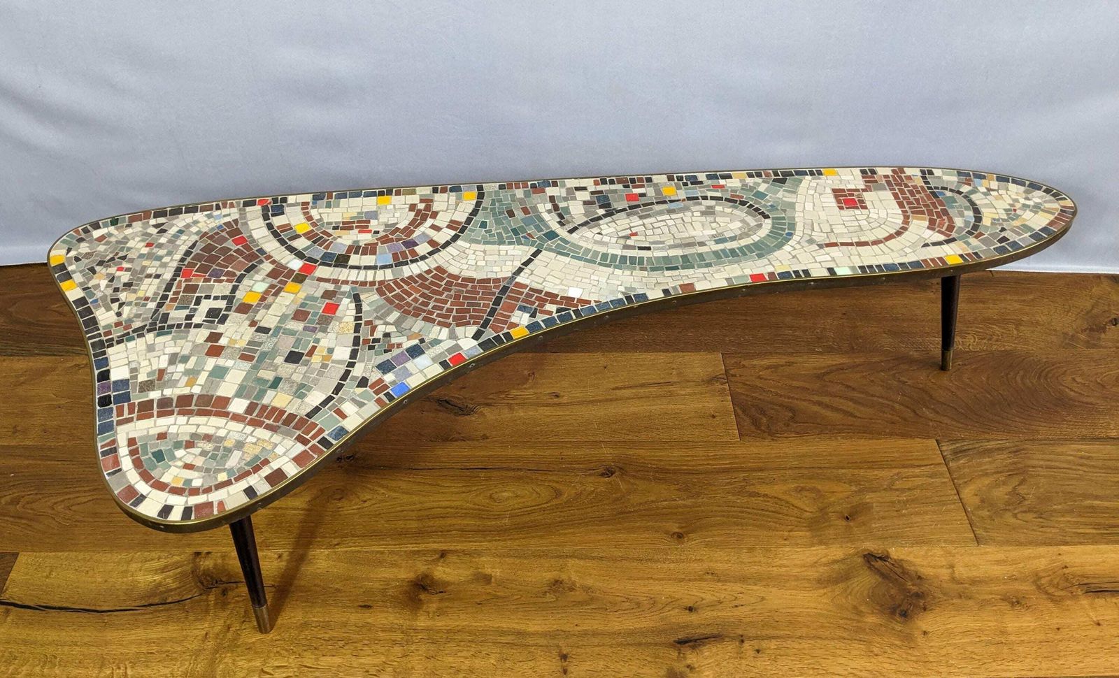 Midcentury Modern Mosaic Coffee Table, In The Style Of Berthold Müller photo 1495.0