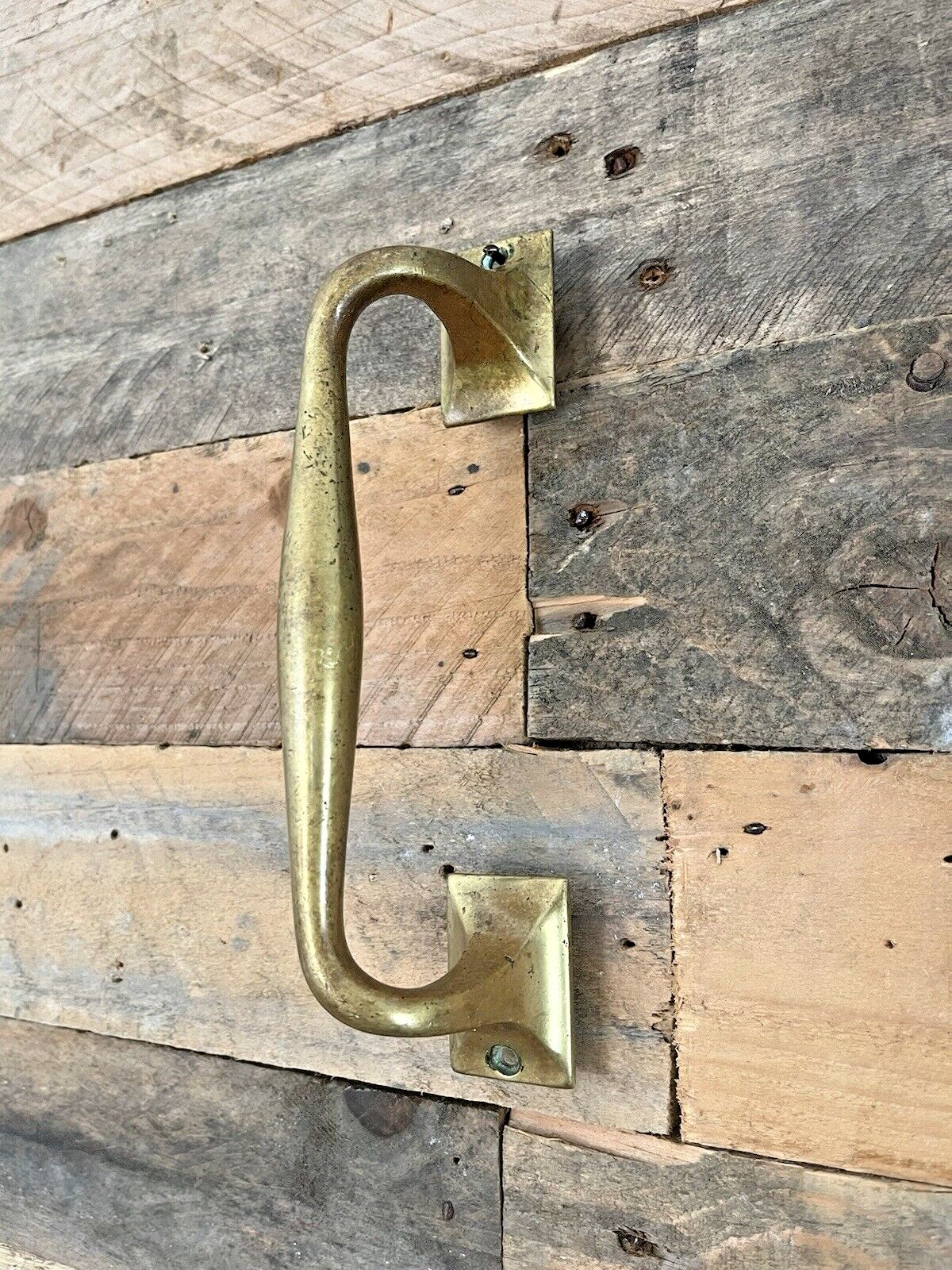 Good Quality Antique Art Nouveau Brass Door Handle Drawer Cabinet Chest Pull