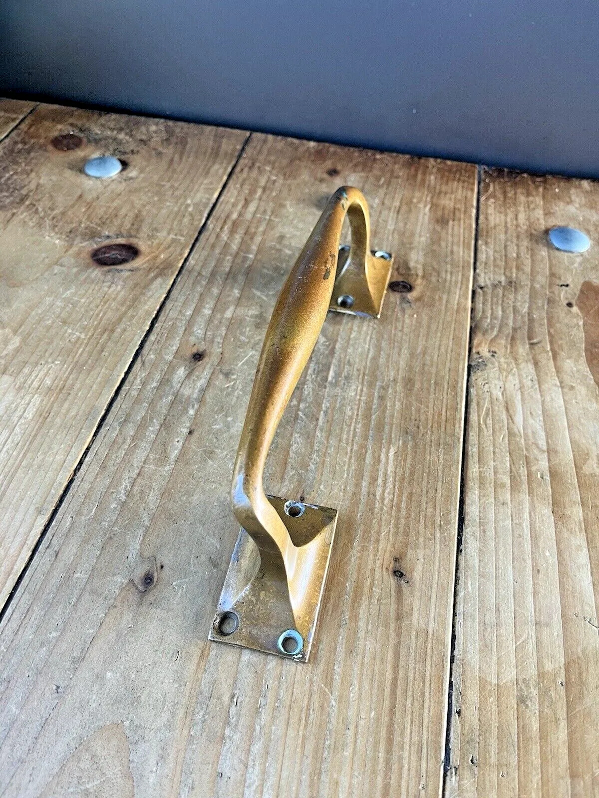 Good Quality Antique Art Nouveau Bronze Door Pull Handle Drawer Cabinet Chest photo for sale