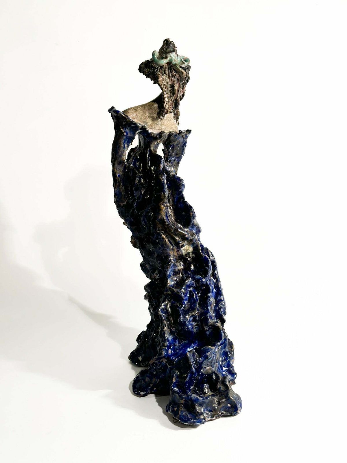 Home Decor Sculpture Of A Lady In Glazed Terracotta Of French Inspiration From The 1930s photo
