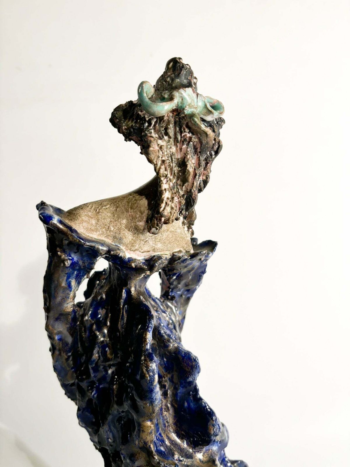 362.0 Sculpture Of A Lady In Glazed Terracotta Of French Inspiration From The 1930s photo