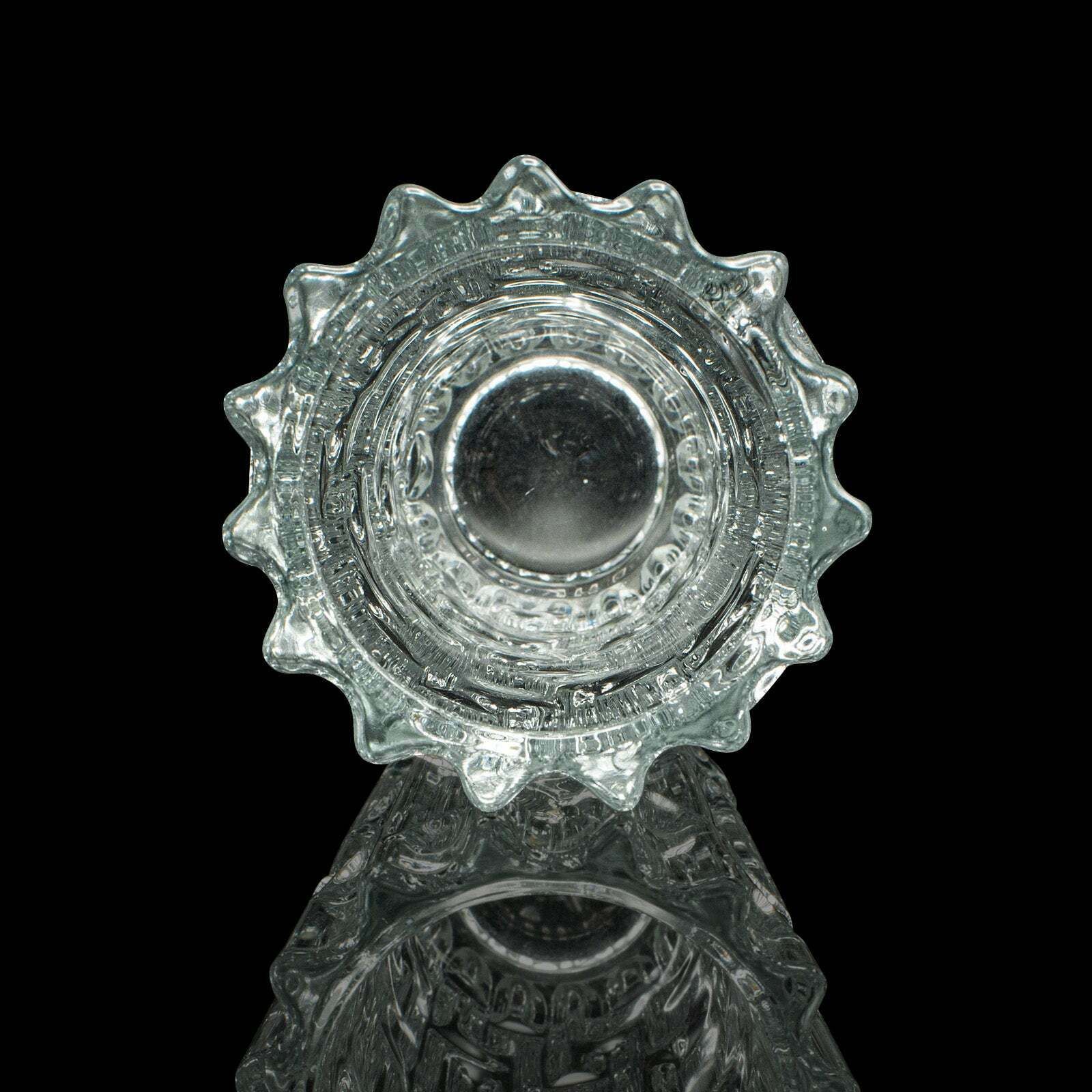 Vintage Designer Vase, Czech, Bohemian Art Glass, Flower Sleeve, Mid Century photo buy