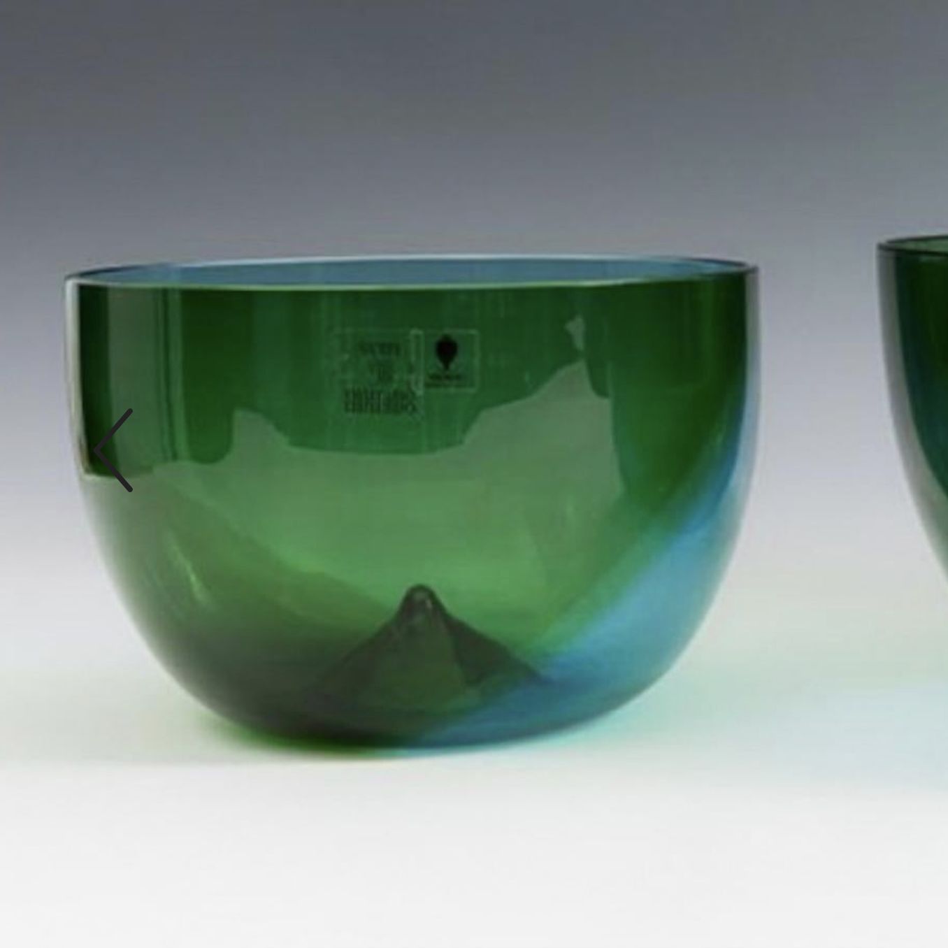 Tapio Wirkkala, Pair Of “Korean” Centers For Venini, Murano Glass, 1966 photo Home Decor