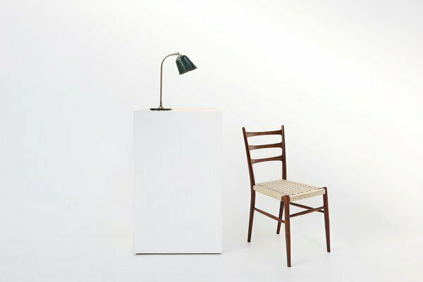 Vintage Industral Metal Desk Lamp, France, 1920s photo furniture
