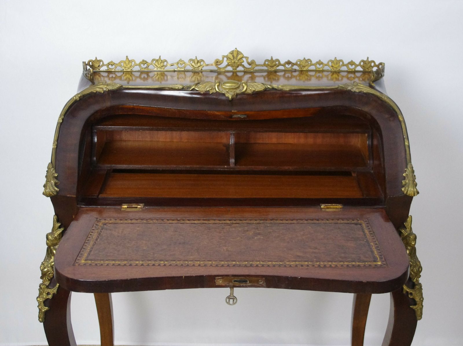 French Louis XV Style Bureau De Dame With Gilt Metal Mounts photo buy