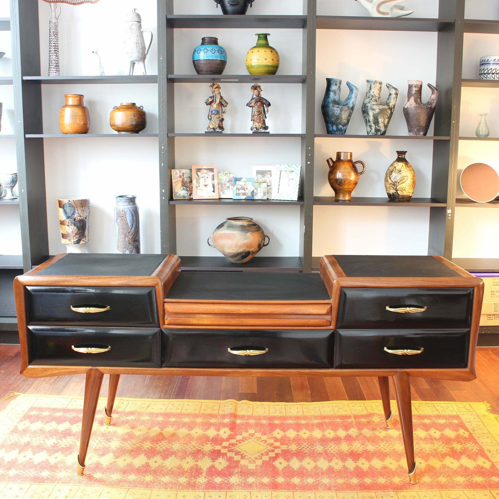 Mid Century Italian Console Table By The Consorzio La Permanente Mobili (Circa 1960s) photo furniture