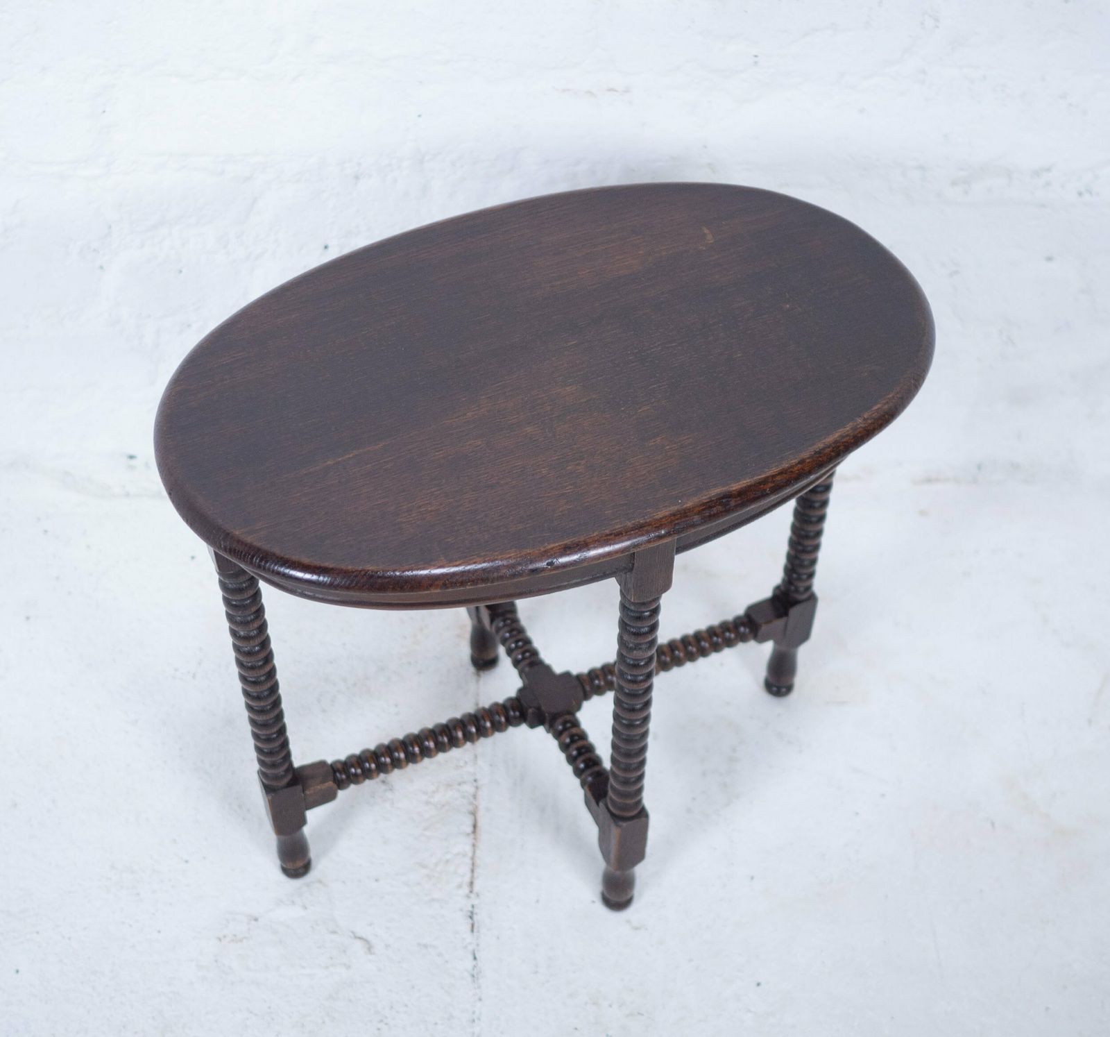 Antique French Bobbin Side Table photo Furniture