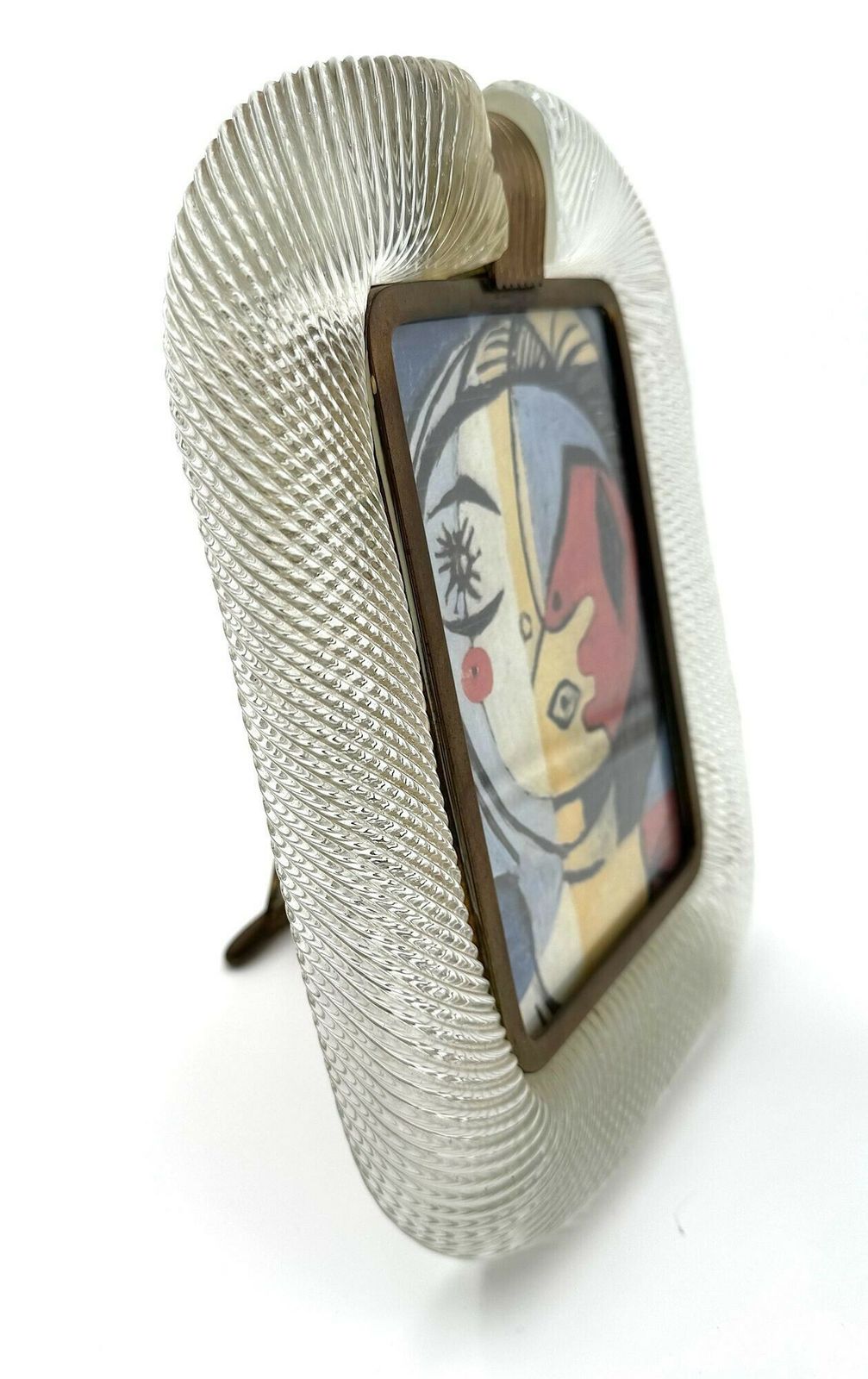 An Orignal 1940s Murano Glass And Brass Picture Frame By Barovier And Toso photo 2950.0