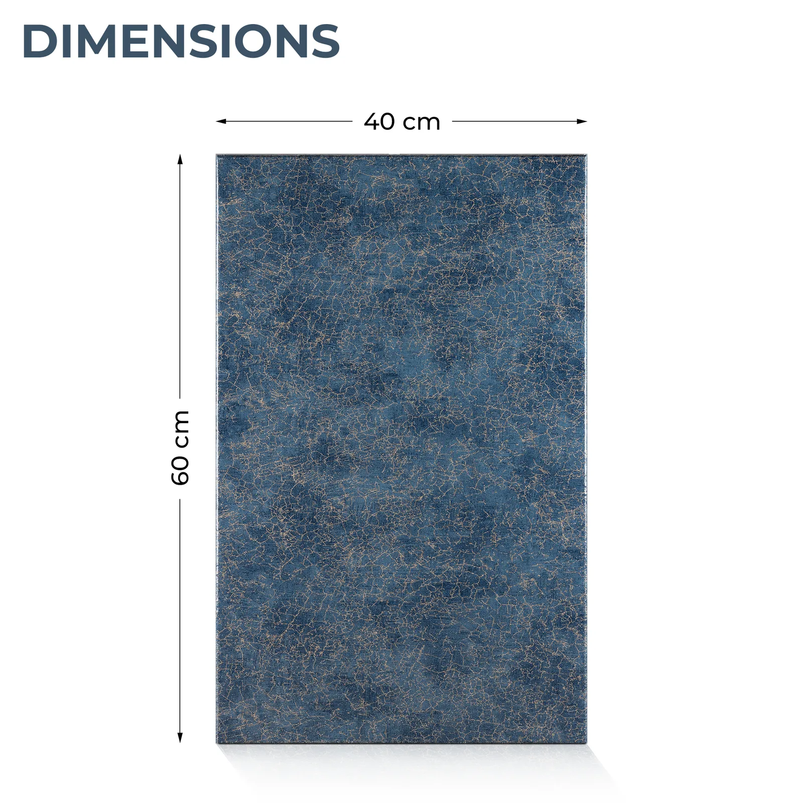 Blue & Gold Pattern Marble Handcrafted Epoxy Resin Wall Art – Modern Wall Decor For Home & Office, Scratch Resistant & Long Lasting Statement Piece photo furniture