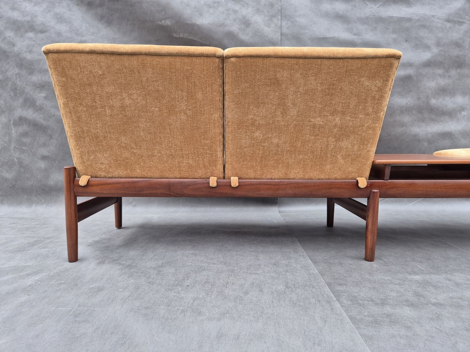 Teakwood Sofa Saga By Gunnar Sørlie, Scandinavian Mid Century 1960s photo buy