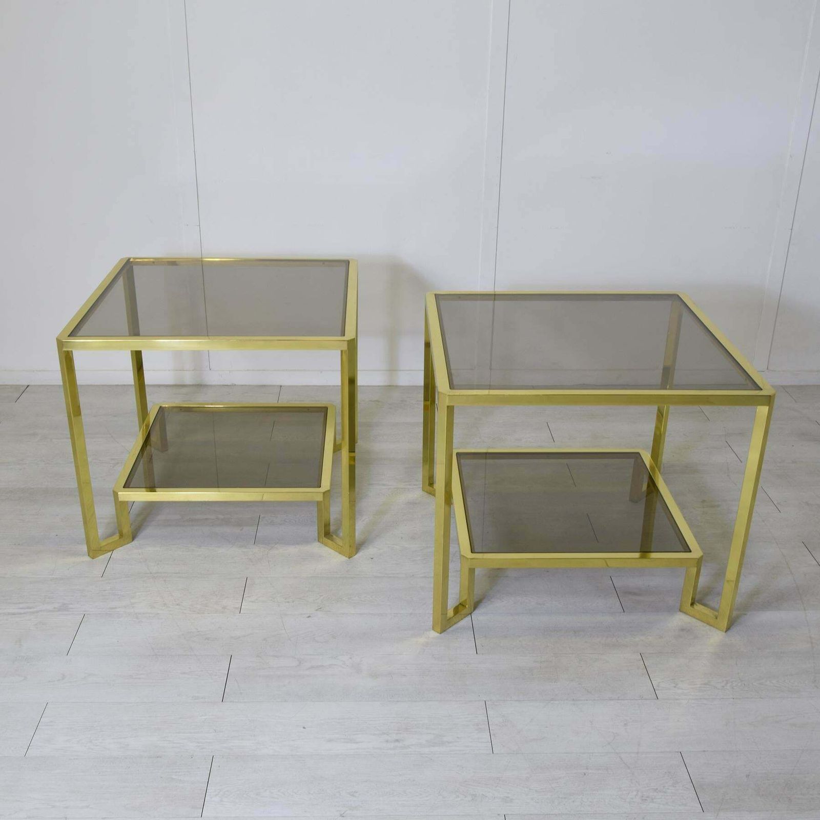 Guy Lefevre Set Of Coffee Table For Maison Jansen 1970s. photo vinterior