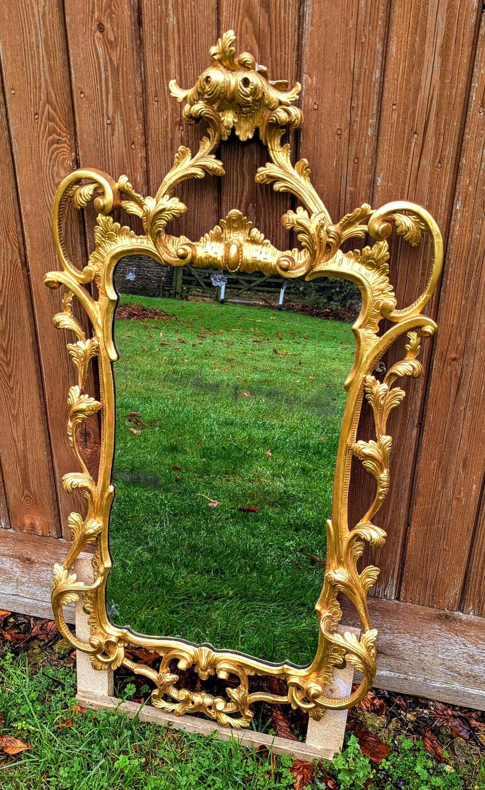 photo for sale Outstanding George III Circa 1760 Pier Glass Gilt Mirror Delivery Available 0171.