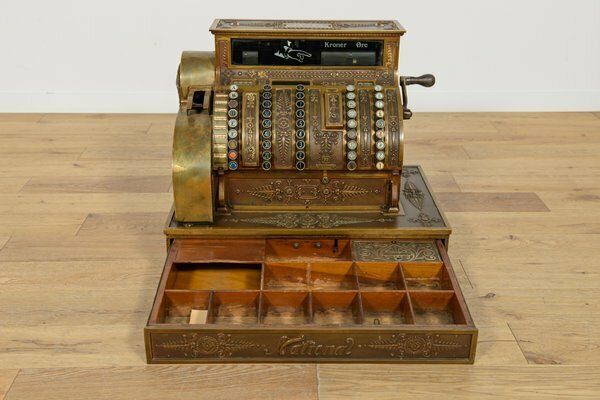Home Decor Antique American Cash Register, 1890s photo