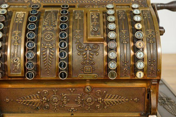 photo buy Antique American Cash Register, 1890s