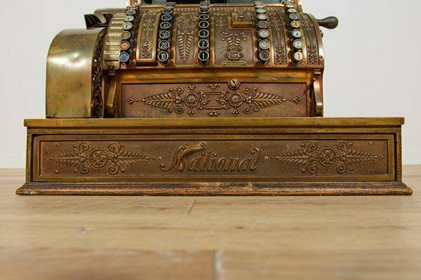 photo vintage Antique American Cash Register, 1890s