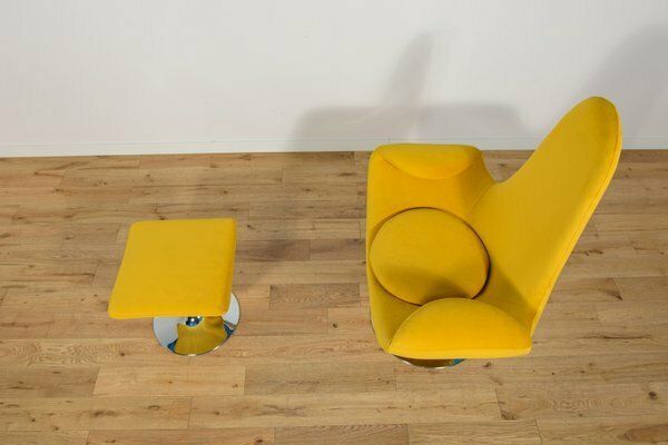 Lounge Chair With Footrest From Mayfame, Denmark, Set Of 2 photo Furniture