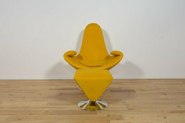 Lounge Chair With Footrest From Mayfame, Denmark, Set Of 2 photo 2126.0