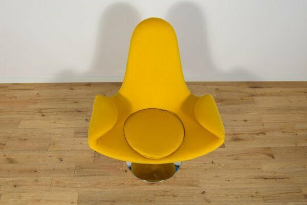 photo vinterior Lounge Chair With Footrest From Mayfame, Denmark, Set Of 2