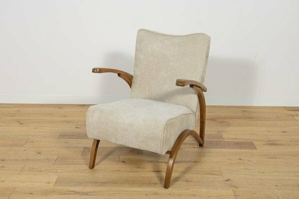 Model 410 Armchair By Jindřich Halabala For Up Závody, Former Czechoslovakia, 1930s