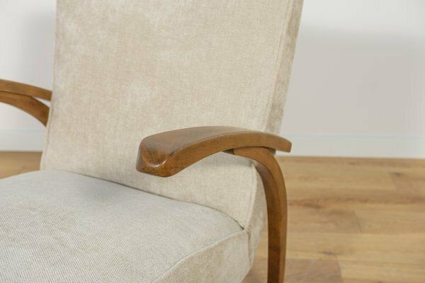 Model 410 Armchair By Jindřich Halabala For Up Závody, Former Czechoslovakia, 1930s photo vintage