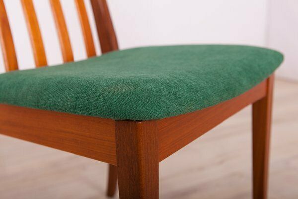 photo furniture Fabric And Teak Dining Chairs By Leslie Dandy For G Plan, 1960s, Set Of 4