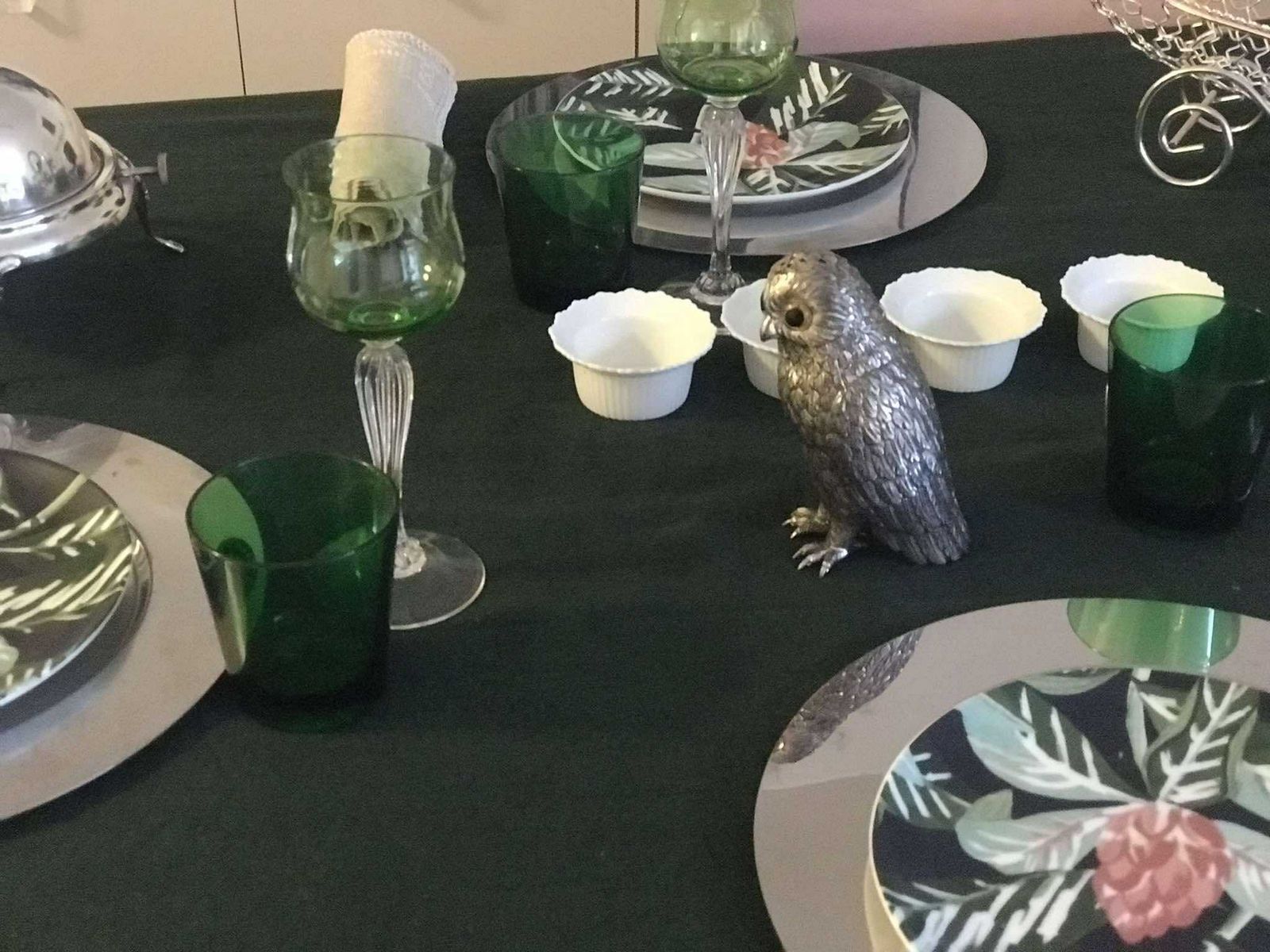 Verzilverde Uil Zoutstrooier Van Corbell – Groot Model Met Glazen Ogen – Engels Verzilverd Dierenfiguur, Cadeau Voor Uilenliefhebbers photo vinterior