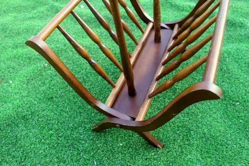 photo furniture Vintage Mid Century Hout Magazine/ Newspaper Rack From Paris