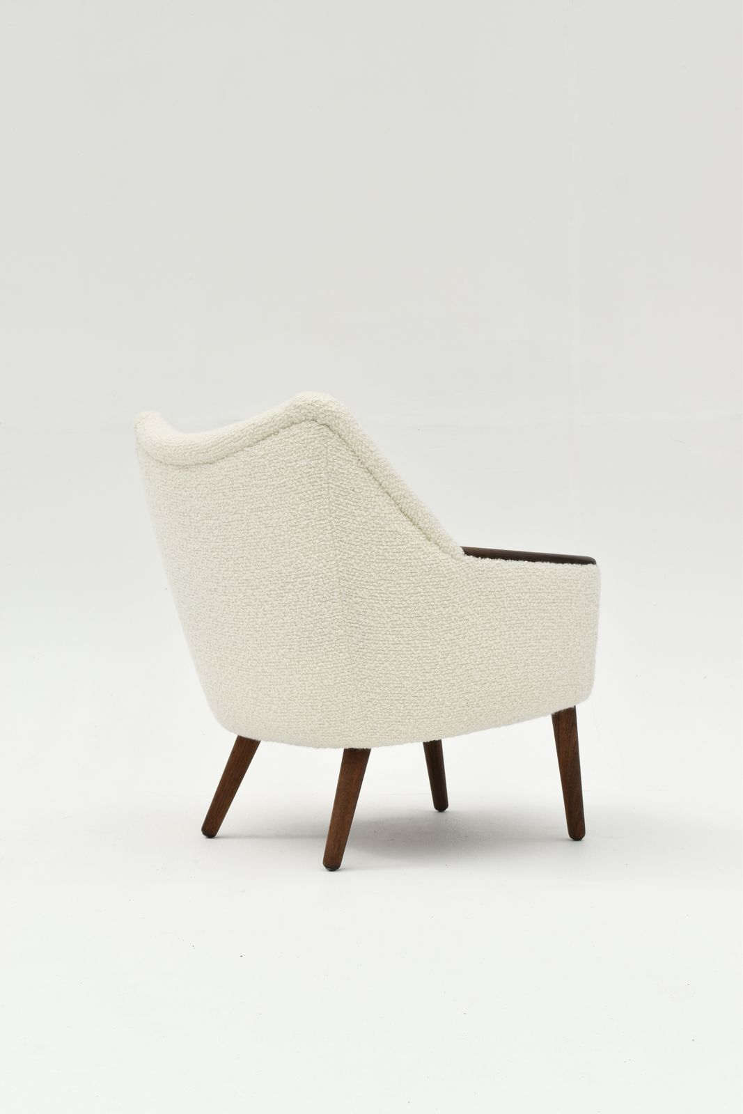 photo vintage Danish Midcentury Kurt østervig Model 58 Lounge Chair For Rolschau Mobler.