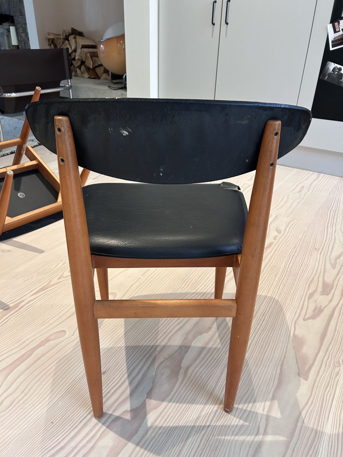 Trio Of Mid Century Dining Chairs By Schreiber photo Furniture