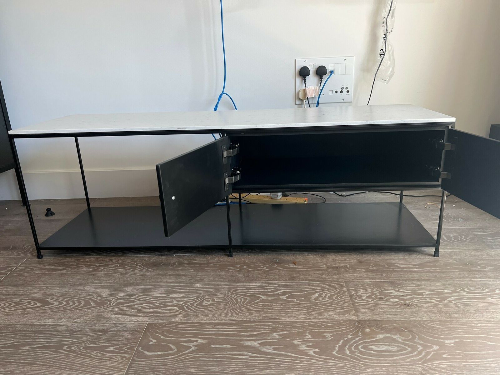 Love Interiors Bespoke Tv Unit With Stone Top And Compartment photo buy