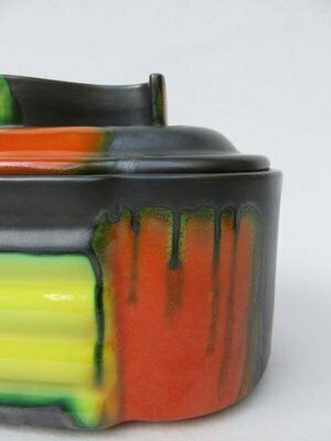 Home Decor Art Deco Pastry Tin In Ceramic By Ziegler Schaffhausen, 1920s photo