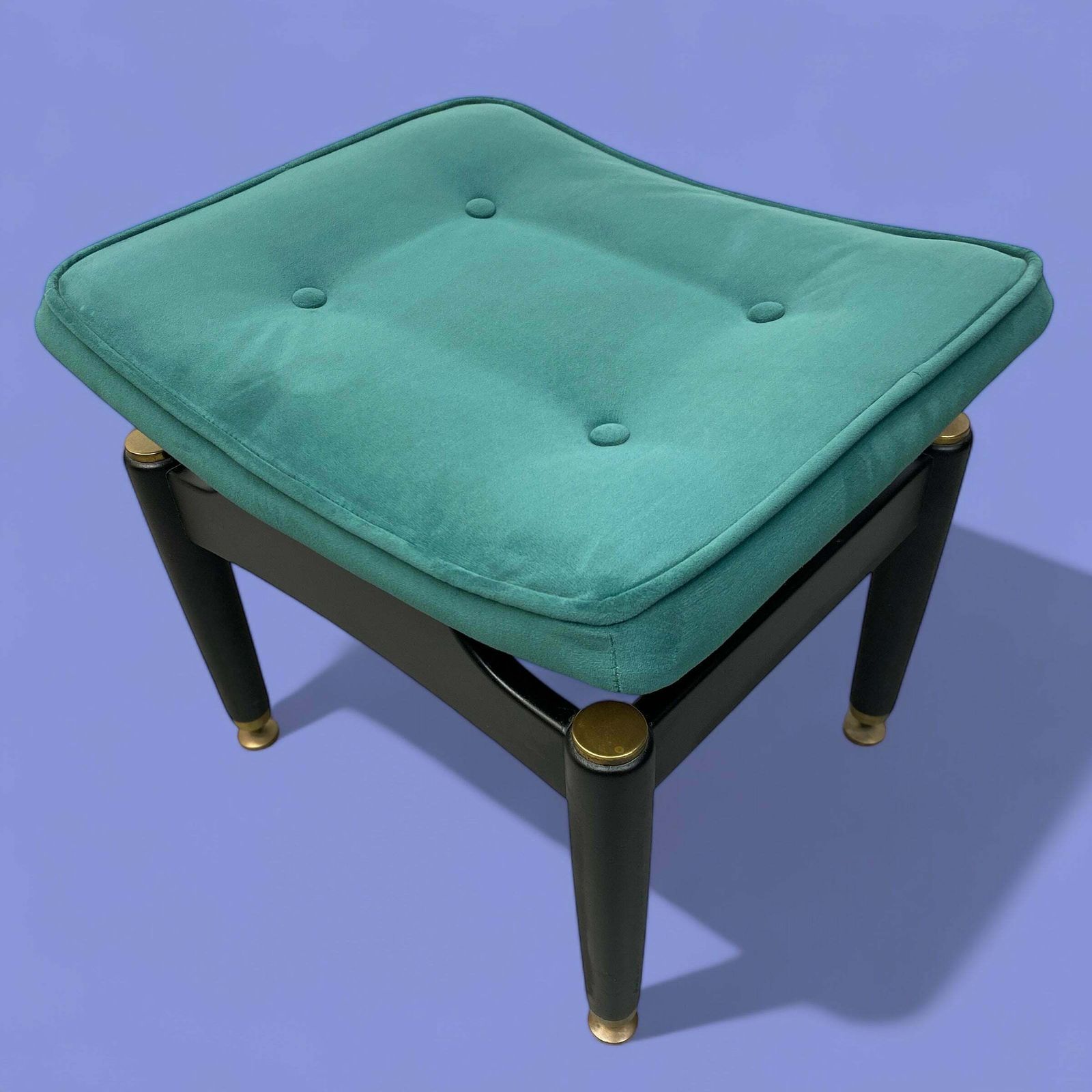 Vintage Stool Ebonised 1950s G Plan