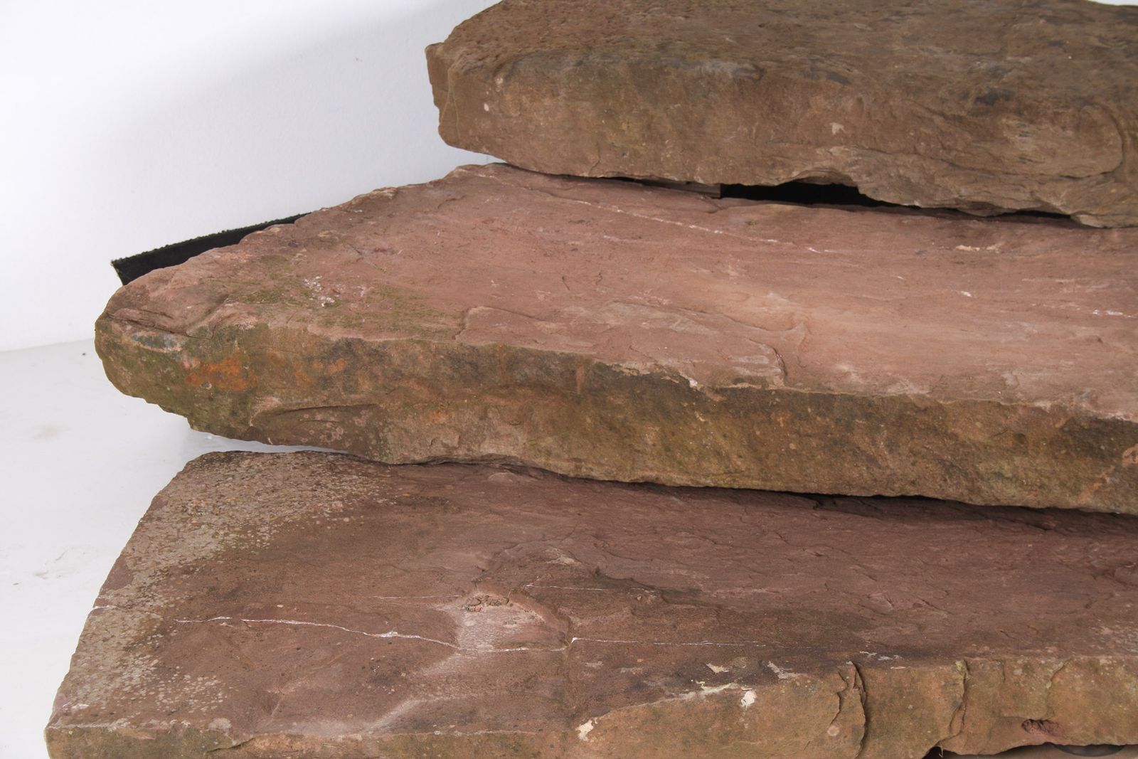Reclaimed Red Sandstone Garden Steps Monolith Garden Feature Or Stepping Stones photo buy