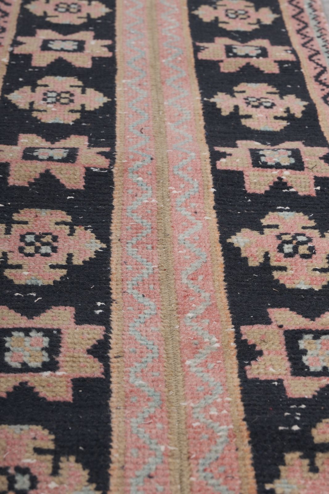 1960s Hand Knotted Anatolian Karapinar Runner   Stair Carpet 1'7'' X 22'3'' photo vinterior