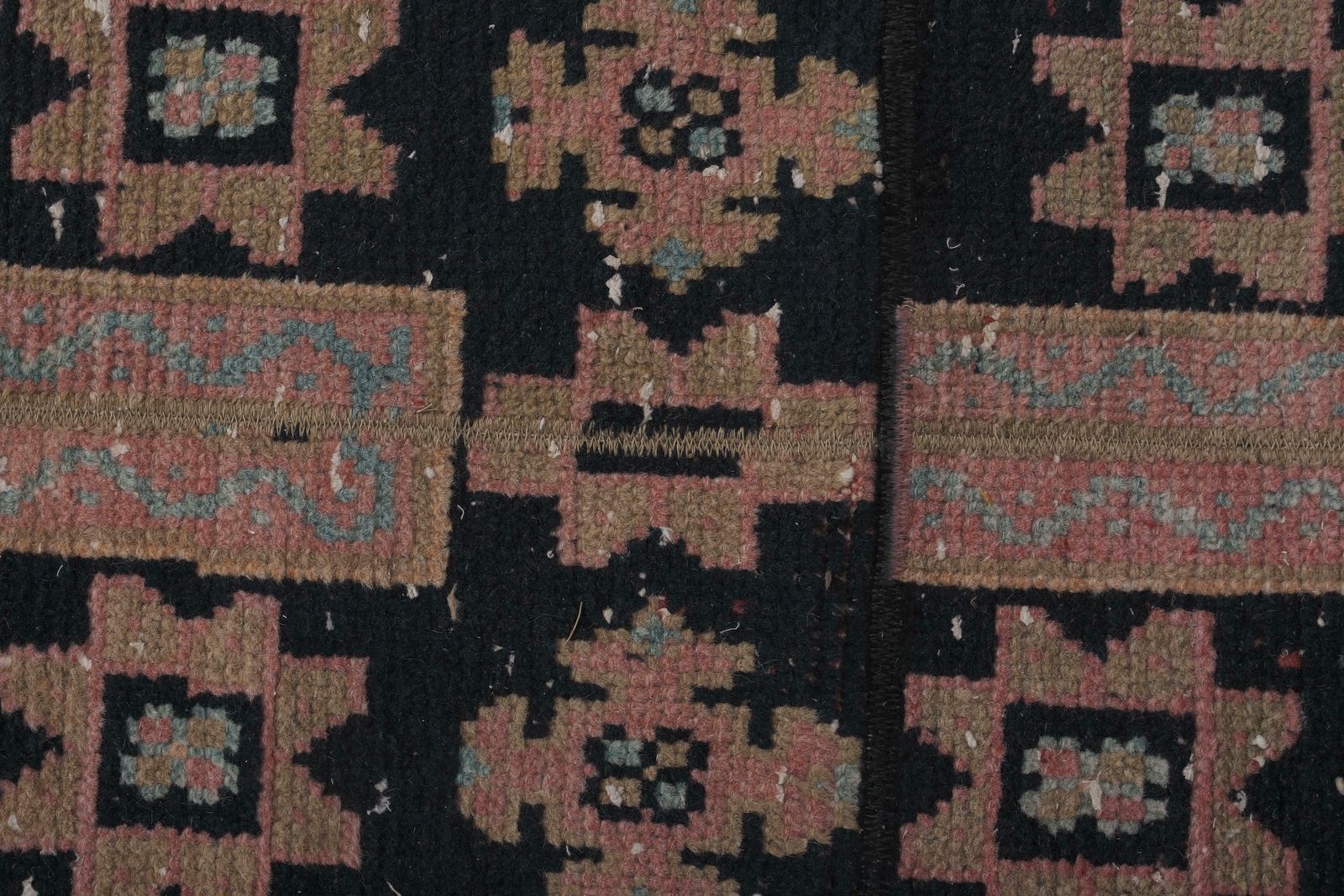 1960s Hand Knotted Anatolian Karapinar Runner   Stair Carpet 1'7'' X 22'3'' photo vintage