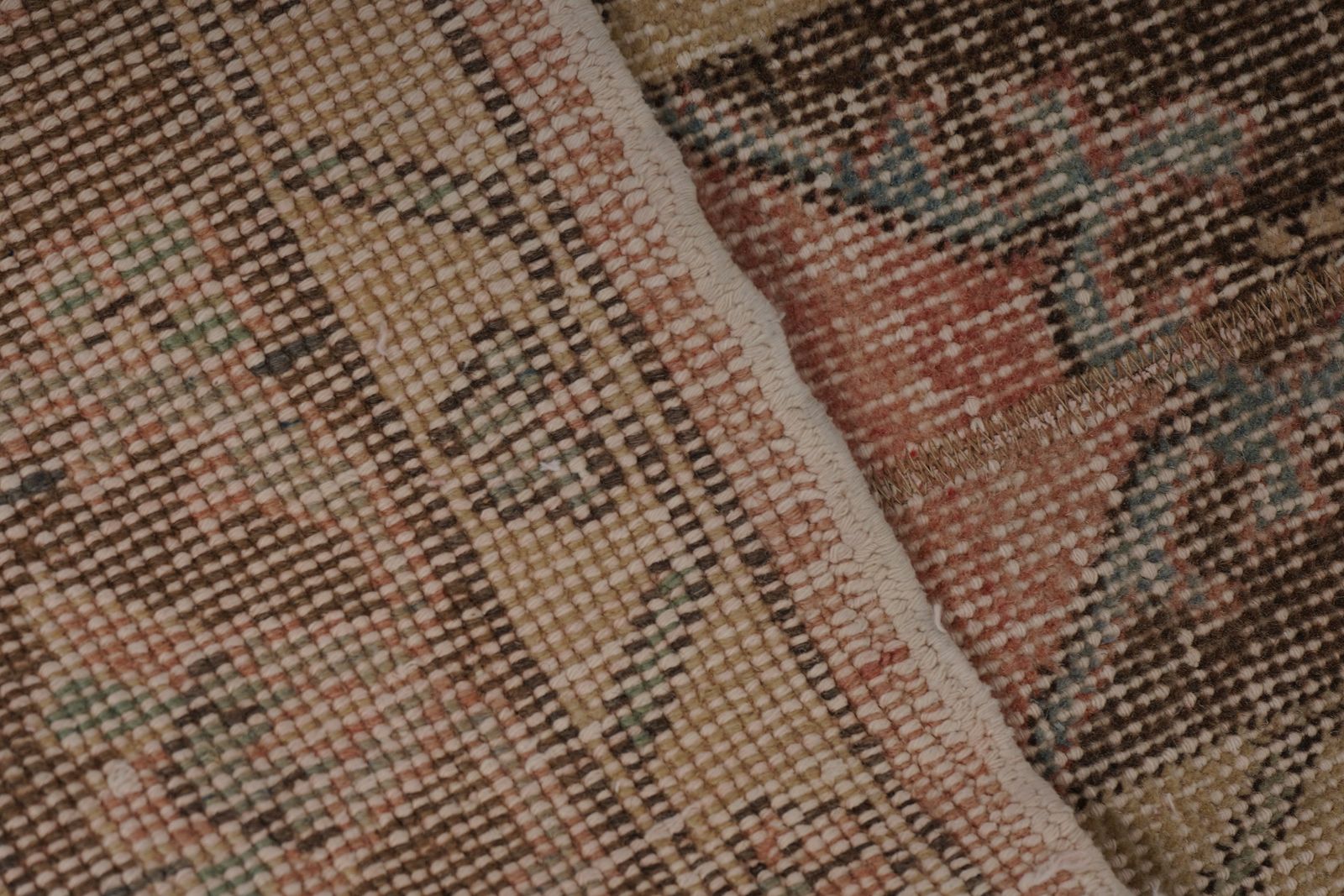 photo furniture 1960s Distressed Extra Long Turkish Runner Rug   Stair Rug 1'8'' X 24''