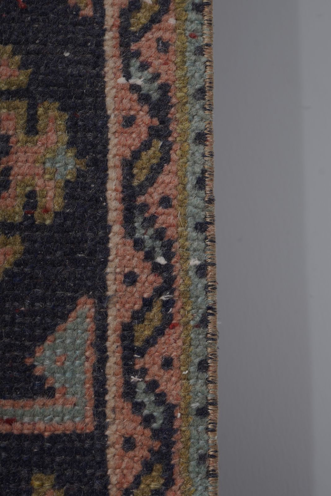1960s Hand Knotted Anatolian Karapinar Runner   Stair Carpet 1'6'' X 19'8'' photo buy