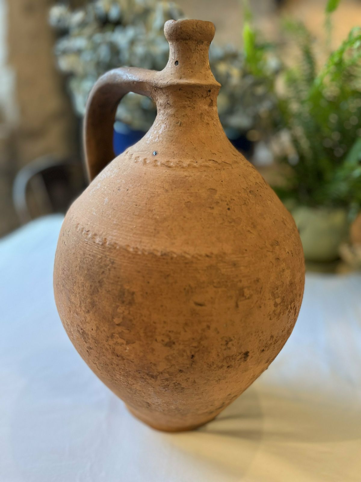 Hungarian/Eastern European Banded Terracotta Vessel photo 85.0