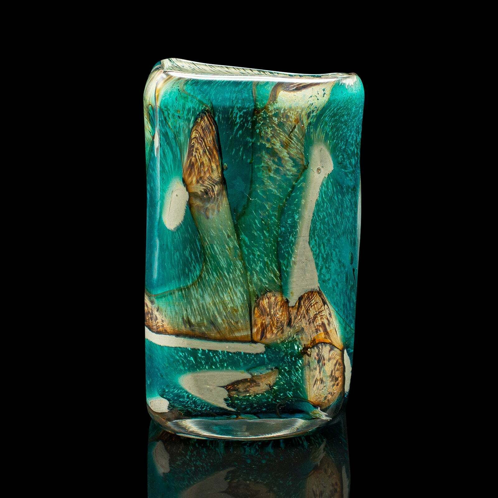 Small Vintage Flower Vase, Maltese, Art Glass, Flower Sleeve, Tea Light Holder photo furniture
