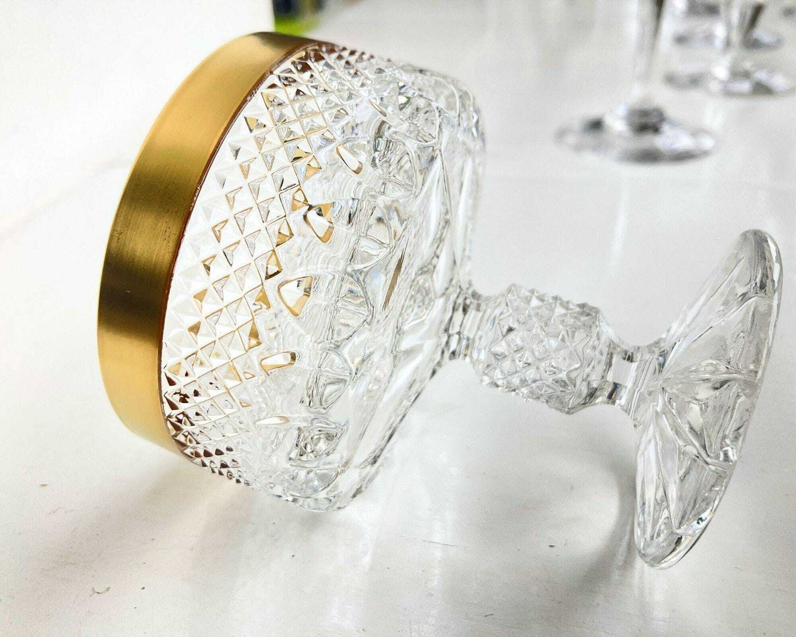 Kristallen Champagneglazen | 4 Stuks | Grote Coupes photo vinterior