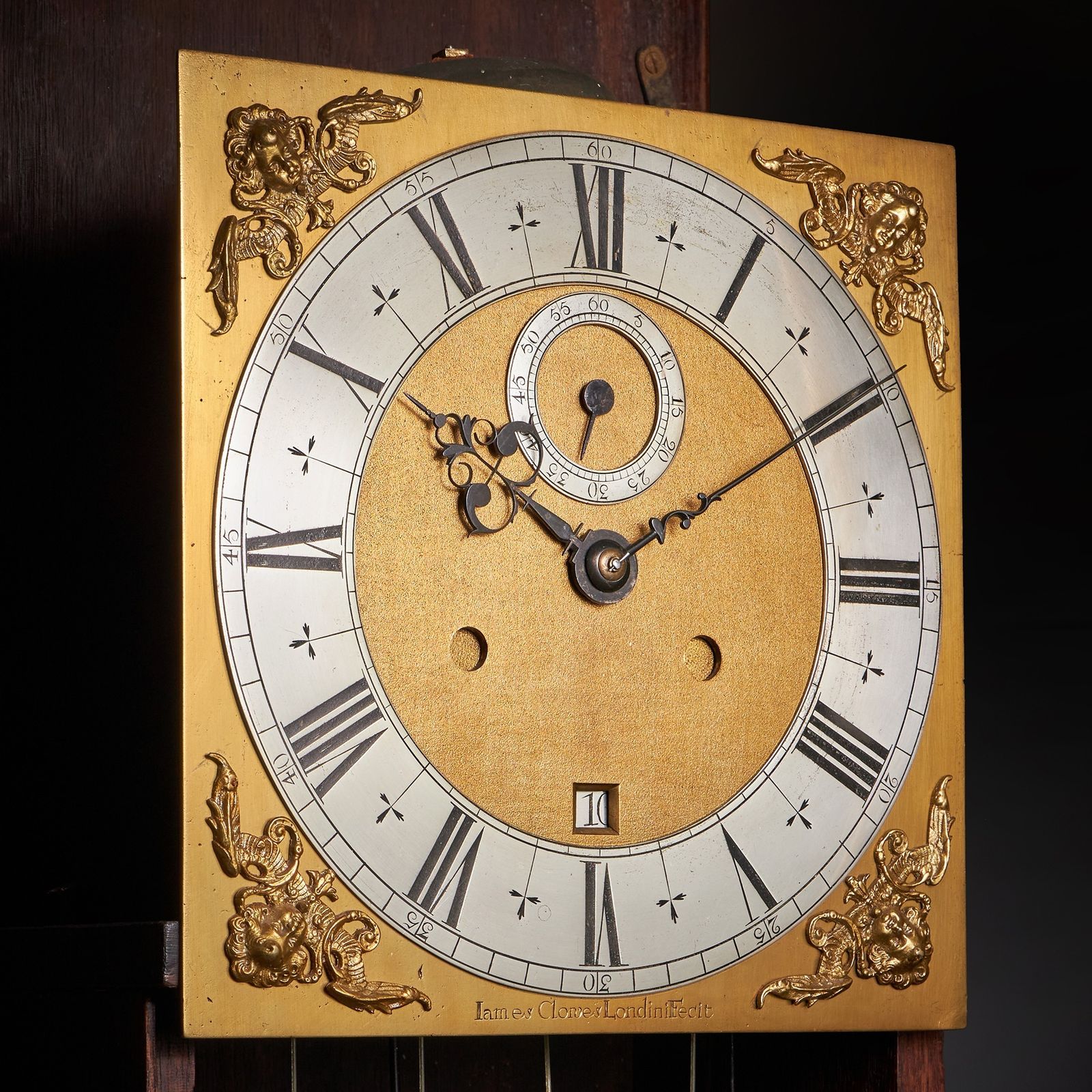 An Exceptional William And Mary 10 Inch Marquetry Longcase Clock By James Clowes, C. 1680 photo furniture