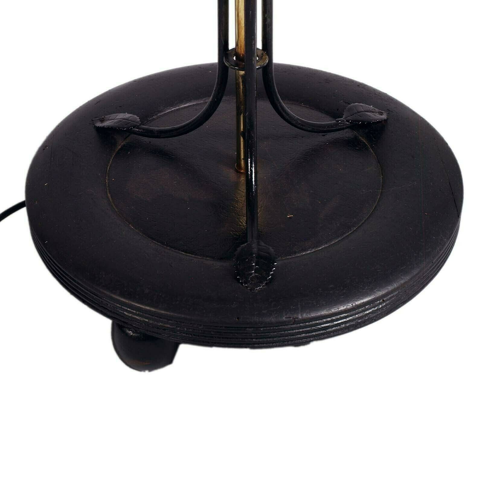1950s Art Deco Floor Lamp Shape Olympic Brazier Murano Glass  By Mazzega photo Lighting