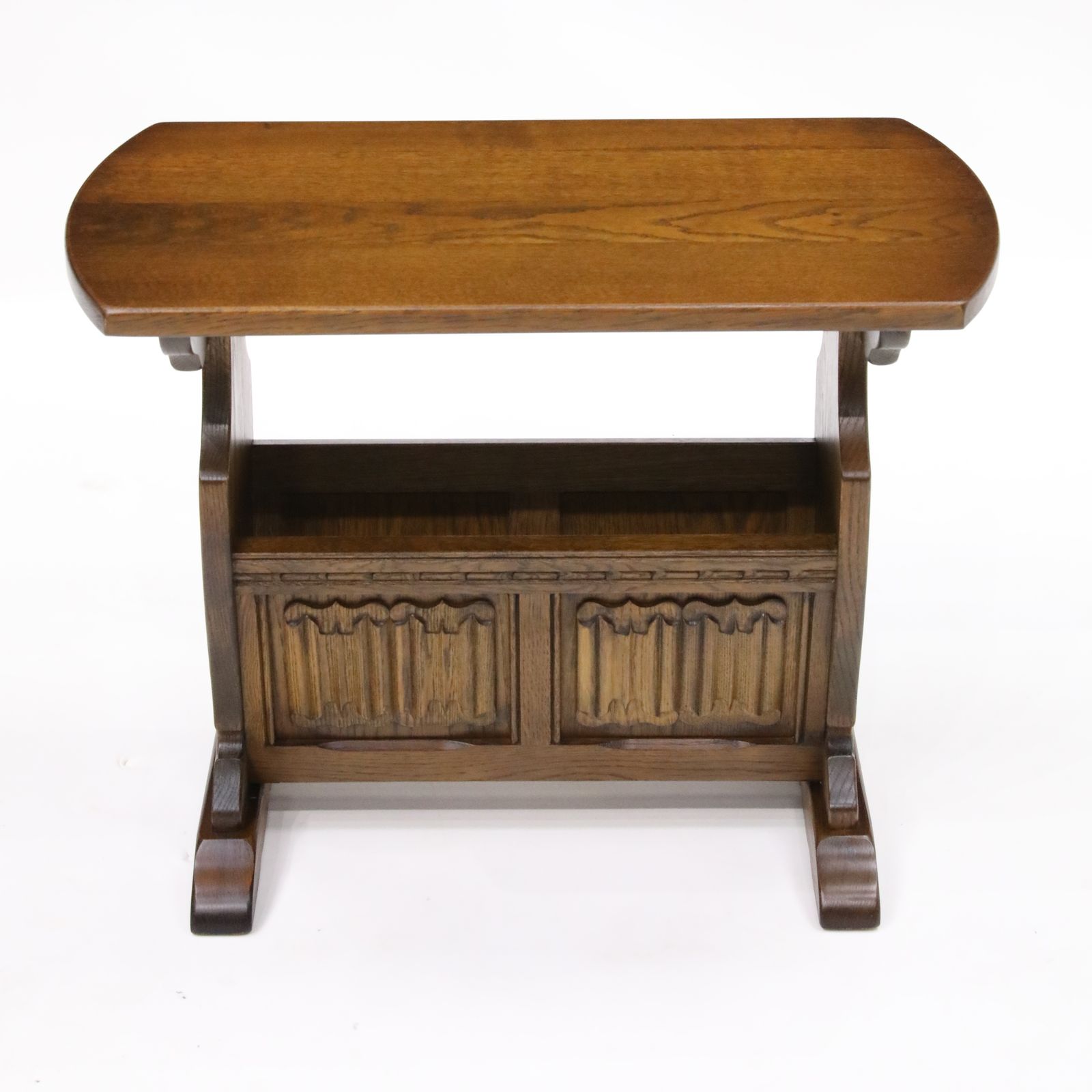 Old Charm Magazine Rack In Light Oak Free* Uk Delivery