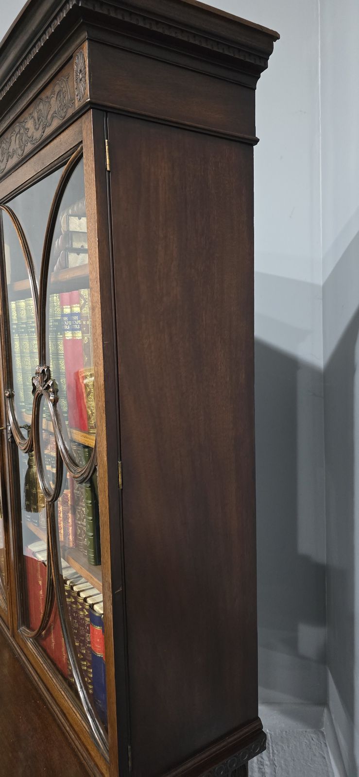 photo furniture Top Quality Adams Mahogany Bookcase On Stand