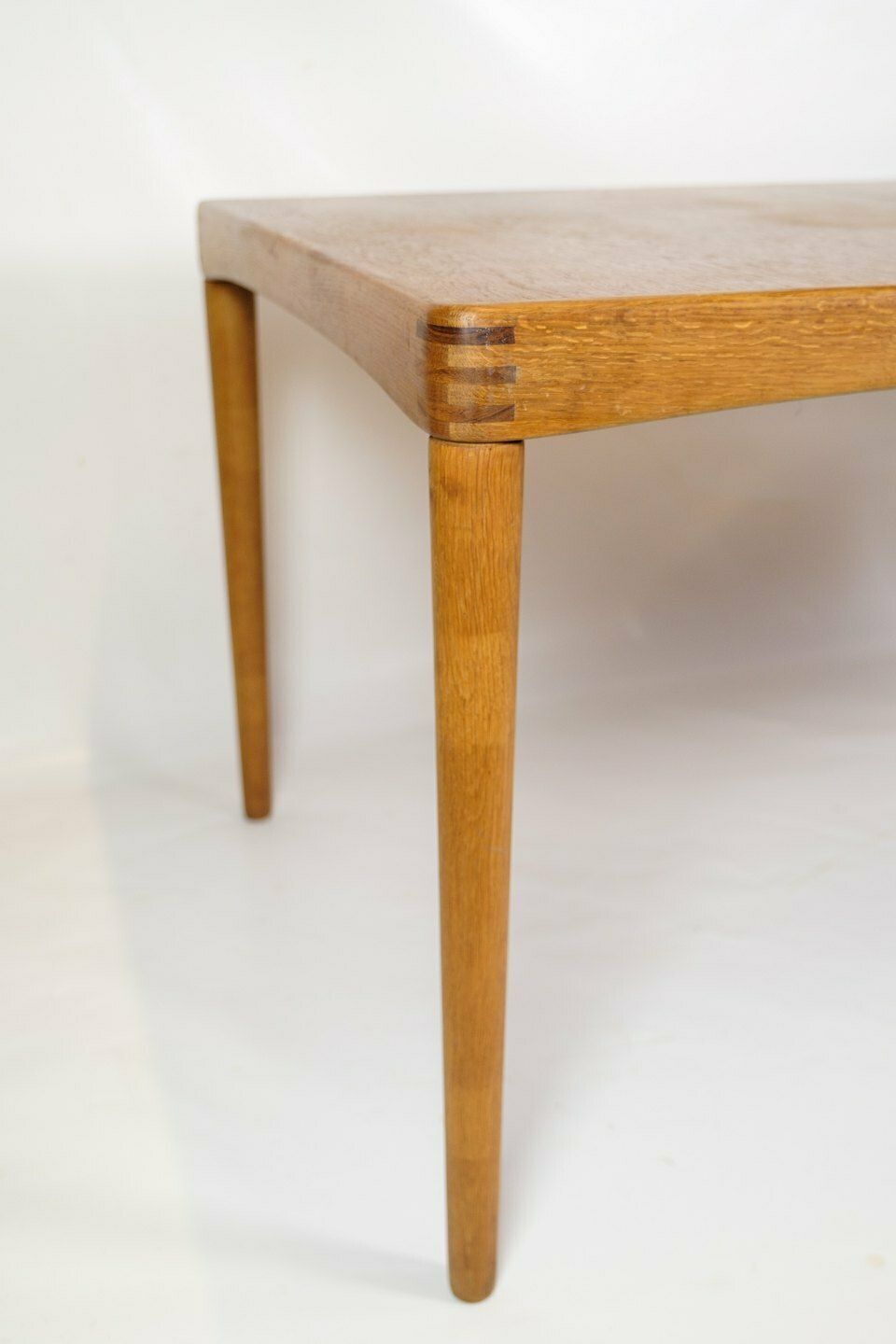Dining Table In Oak With Taped Collections By Henry W. Klein For Bramin From 1960s photo 3225.0