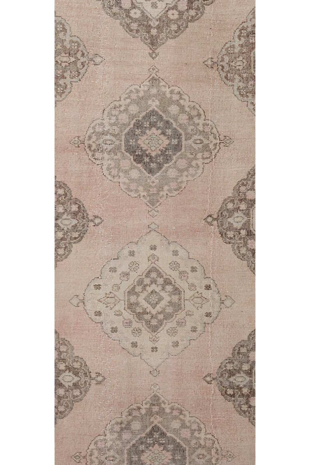 1960s Turkish Oushak Extra Long And Wide Runner   Stair Tread 2'8'' X 24'' photo for sale